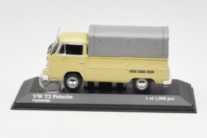 Volkswagen T2 Flatbed Μπεζ Minichamps 1:43 400053204 Μέταλλο