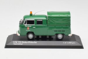 Volkswagen T2b Double Cab Flatbed Stadt Solberg Minichamps 1:43 400053261 Μέταλλο