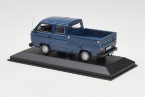 Volkswagen T3 Double Cab Flatbed Μπλε Minichamps 1:43 400055260 Μέταλλο - εικόνα 2 από 4