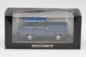 Volkswagen T3 Double Cab Flatbed Μπλε Minichamps 1:43 400055260 Μέταλλο - εικόνα 4 από 4