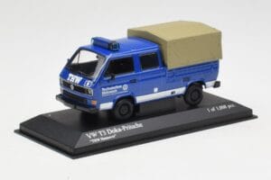 Volkswagen T3 Double Cab Flatbed THW Hannover Minichamps 1:43 400055290 Μέταλλο - εικόνα 2 από 4
