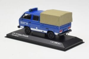 Volkswagen T3 Double Cab Flatbed THW Hannover Minichamps 1:43 400055290 Μέταλλο - εικόνα 3 από 4