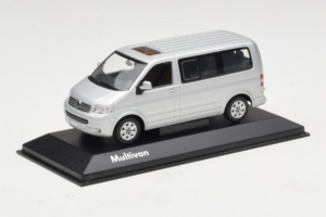 Volkswagen T5 Bus Ασημί Minichamps 1:43 T5003 Μέταλλο - εικόνα 2 από 4