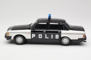 Volvo 240 GL Polis Sweden Μαύρο Minichamps 1:18 155171497 Μέταλλο - εικόνα 3 από 6