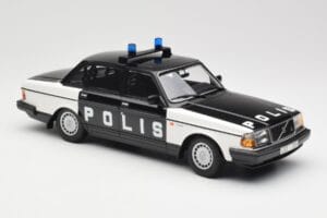 Volvo 240 GL Polis Sweden Μαύρο Minichamps 1:18 155171497 Μέταλλο - εικόνα 4 από 6