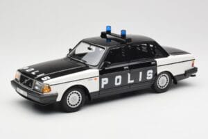 Volvo 240 GL Polis Sweden Μαύρο Minichamps 1:18 155171497 Μέταλλο