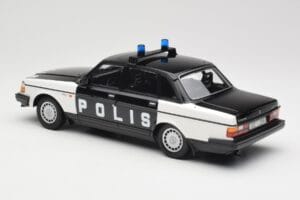 Volvo 240 GL Polis Sweden Μαύρο Minichamps 1:18 155171497 Μέταλλο - εικόνα 5 από 6