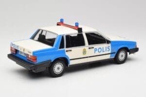 Volvo 740 GL Σουηδική Αστυνομία Minichamps 1:18 155171791 Μέταλλο - εικόνα 2 από 6