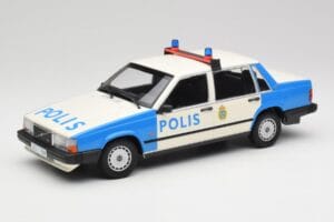 Volvo 740 GL Σουηδική Αστυνομία Minichamps 1:18 155171791 Μέταλλο