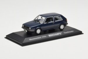 Volkswagen Golf Mk2 Μπλε Δείγμα Έκθεσης Minichamps 1:43 GOLFHANDMUSTER Μέταλλο - εικόνα 2 από 4