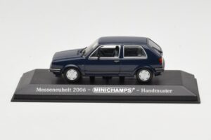 Volkswagen Golf Mk2 Μπλε Δείγμα Έκθεσης Minichamps 1:43 GOLFHANDMUSTER Μέταλλο
