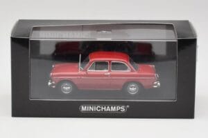Volkswagen 1500 Ruby Κόκκινο Minichamps 1:43 VW001 Μέταλλο - εικόνα 4 από 4