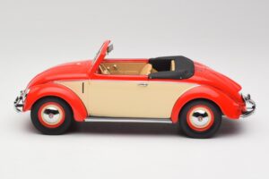 Volkswagen Beetle Hebmuller Καμπριολέ Κόκκινο & Κρεμ Minichamps 1:18 107054231 Ρητίνη - εικόνα 3 από 6