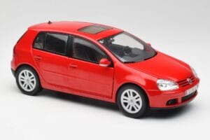 Volkswagen Golf Mk5 4-Door Tornado Κόκκινο Bburago 1:18 GOLF001 Μέταλλο - εικόνα 6 από 8