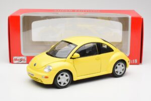 Volkswagen New Beetle Κίτρινο Maisto 1:18 37800-M4 Μέταλλο - εικόνα 8 από 8