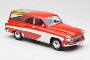 Wartburg 311 Camping Deluxe Κόκκινο Λευκό BoS Models 1:18 BOS037 Ρητίνη - εικόνα 4 από 6