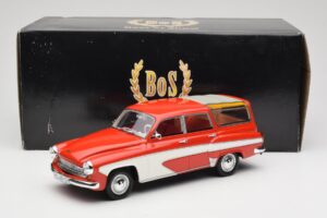 Wartburg 311 Camping Deluxe Κόκκινο Λευκό BoS Models 1:18 BOS037 Ρητίνη - εικόνα 6 από 6