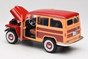 Willys Jeep Station Wagon Κόκκινο Road Signature 1:18 92858 Μέταλλο - εικόνα 5 από 8
