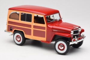 Willys Jeep Station Wagon Κόκκινο Road Signature 1:18 92858 Μέταλλο - εικόνα 6 από 8