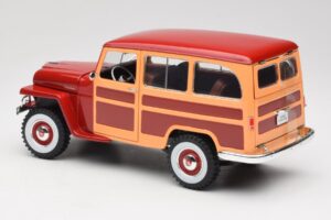 Willys Jeep Station Wagon Κόκκινο Road Signature 1:18 92858 Μέταλλο - εικόνα 7 από 8