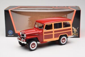 Willys Jeep Station Wagon Κόκκινο Road Signature 1:18 92858 Μέταλλο - εικόνα 8 από 8