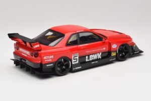 Nissan Skyline ER34 LB Super Silhouette Active Red GT Spirit 1:18 GT570 Ρητίνη - εικόνα 2 από 6