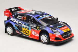 Ford Puma Rally1 #22 M. Sesks / R. Francis Rally Sweden 2025 IXO 1:18 18RMC240 Μέταλλο - εικόνα 4 από 6