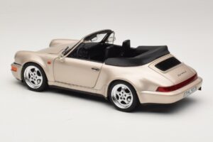 Porsche 911 964 Turbo Look Καμπριολέ Zermatt Silver Norev 1:18 187140 Μέταλλο - εικόνα 7 από 8