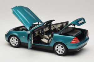 Mercedes SLK R170 Vivianite Green Norev 1:18 183021 Μέταλλο - εικόνα 7 από 10