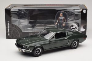Ford Mustang GT Bullitt με Φιγούρα Steve McQueen Greenlight 1:18 12885 Μέταλλο - εικόνα 8 από 8