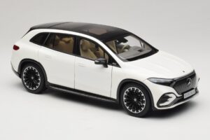 Mercedes EQS SUV X296 Manufaktur Diamond White NZG 1:18 B66960590 Μέταλλο - εικόνα 6 από 8