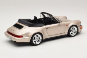 Porsche 911 964 Turbo Look Καμπριολέ Zermatt Silver Norev 1:18 187140 Μέταλλο - εικόνα 3 από 8