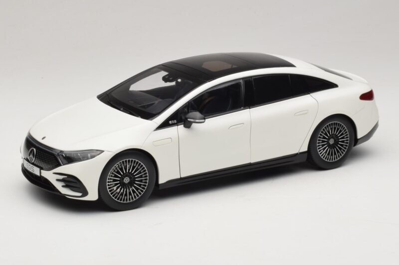 Mercedes EQS V297 Manufaktur Opalite White NZG 1:18 B66961049 Μέταλλο