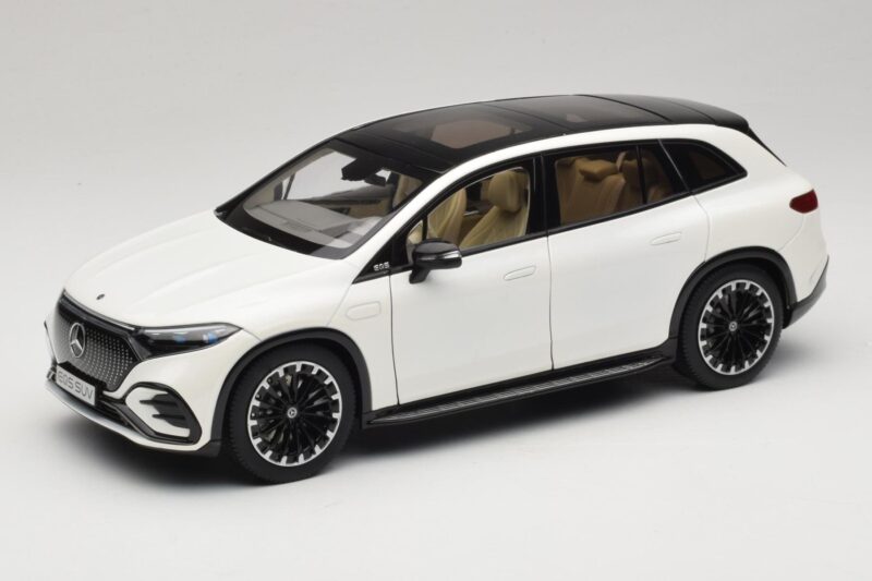 Mercedes EQS SUV X296 Manufaktur Diamond White NZG 1:18 B66960590 Μέταλλο