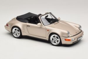 Porsche 911 964 Turbo Look Καμπριολέ Zermatt Silver Norev 1:18 187140 Μέταλλο - εικόνα 6 από 8