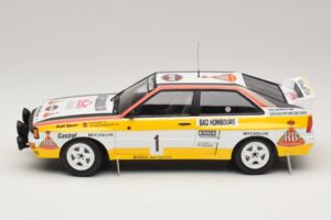 Audi Quattro #1 W. Rohrl / C. Geistdorfer Rally Monte Carlo Winner 1984 Minichamps 1:18 A5-5894 Μέταλλο - εικόνα 3 από 6