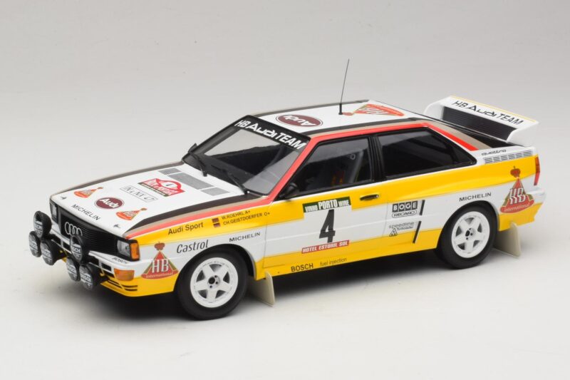 Audi Quattro A2 #4 W. Rohrl / C. Geistdorfer Rally Portugal 1984 Minichamps 1:18 153841104 Μέταλλο