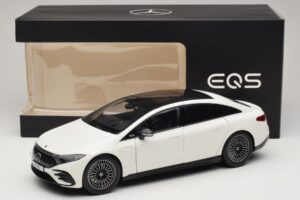 Mercedes EQS V297 Manufaktur Opalite White NZG 1:18 B66961049 Μέταλλο - εικόνα 8 από 8