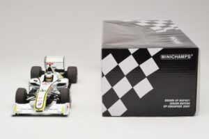 Brawn GP BGP001 #22 J. Button Singapore GP 2009 Minichamps 1:18 180090222 Ρητίνη - εικόνα 6 από 7