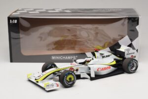 Brawn GP BGP001 #22 J. Button Singapore GP 2009 Minichamps 1:18 180090222 Ρητίνη - εικόνα 7 από 7