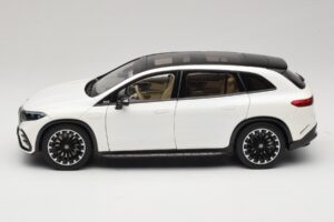 Mercedes EQS SUV X296 Manufaktur Diamond White NZG 1:18 B66960590 Μέταλλο - εικόνα 4 από 8