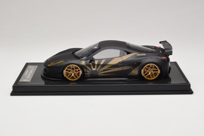 Ferrari 458 LB Works Matt Black BBA 1:18 REMC037 Ρητίνη