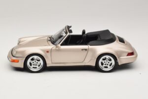 Porsche 911 964 Turbo Look Καμπριολέ Zermatt Silver Norev 1:18 187140 Μέταλλο - εικόνα 4 από 8