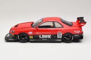 Nissan Skyline ER34 LB Super Silhouette Active Red GT Spirit 1:18 GT570 Ρητίνη - εικόνα 3 από 6