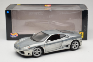 Ferrari 360 Modena Χρώμιο Ασημί Hot Wheels 1:18 27774 Μέταλλο - εικόνα 8 από 8
