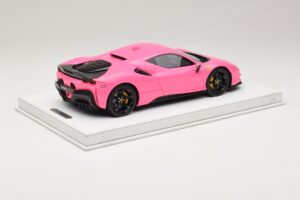 Ferrari SF90 Pack Fiorano Γυαλιστερό Qatar Pink BBR 1:18 RACELINE137 Ρητίνη - εικόνα 2 από 7
