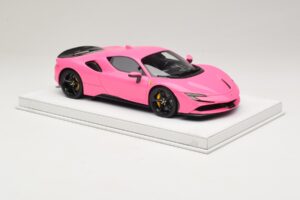 Ferrari SF90 Pack Fiorano Γυαλιστερό Qatar Pink BBR 1:18 RACELINE137 Ρητίνη - εικόνα 4 από 7