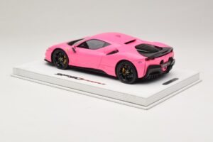 Ferrari SF90 Pack Fiorano Γυαλιστερό Qatar Pink BBR 1:18 RACELINE137 Ρητίνη - εικόνα 5 από 7