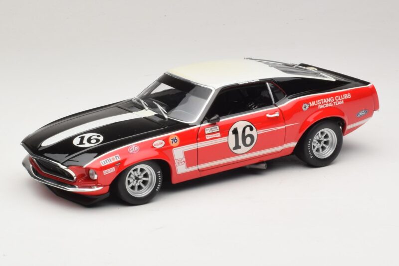 Ford Mustang Boss 302 #16 Bud Moore Engineering G. Follmer Trans-Am 1969 OEM 1:18 FORD006 Μέταλλο