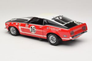 Ford Mustang Boss 302 #16 Bud Moore Engineering G. Follmer Trans-Am 1969 OEM 1:18 FORD006 Μέταλλο - εικόνα 7 από 8